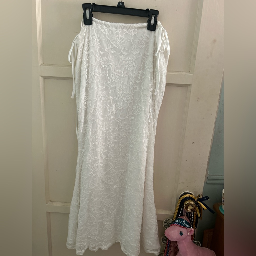 lace maxi skirt
